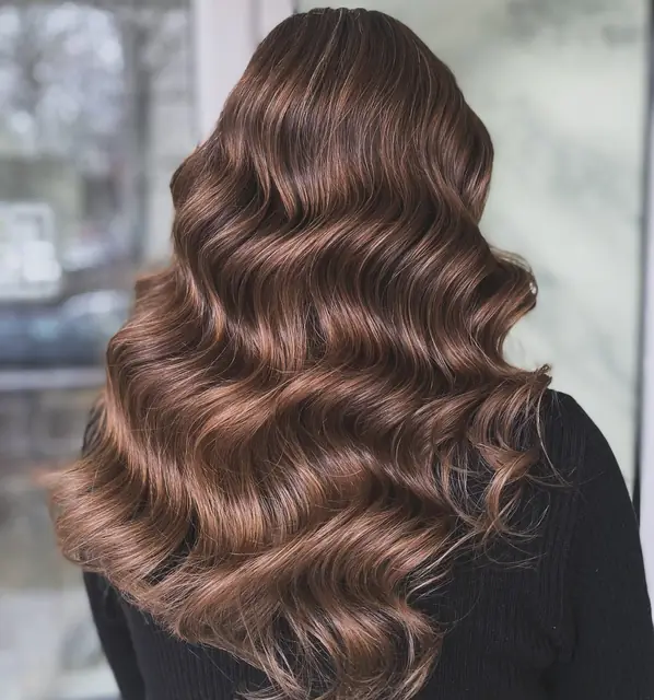 Balayage cald, caramel și ciocolată