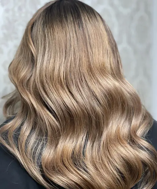 Balayage cald, caramel și ciocolată