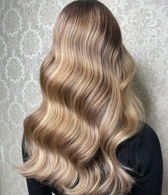 Balayage cald, caramel și ciocolată